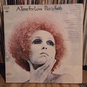 Percy Faith 'A Time For Love' Vinyl Record 1971